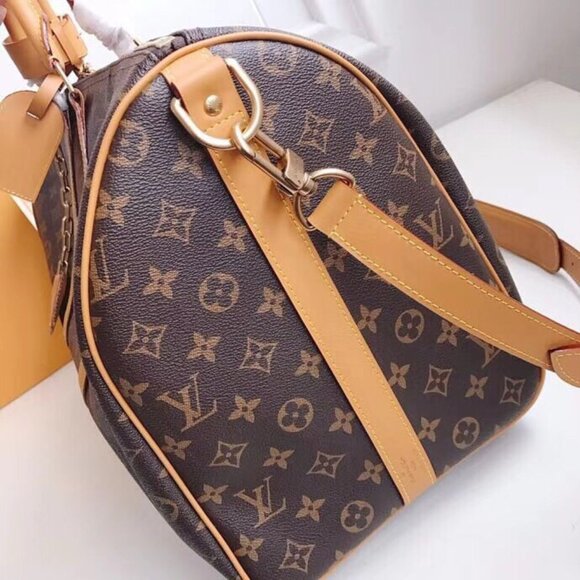 LOUIS VUITTON Classic Report Logo Printed Canvas Handbag - Picture 8 of 9